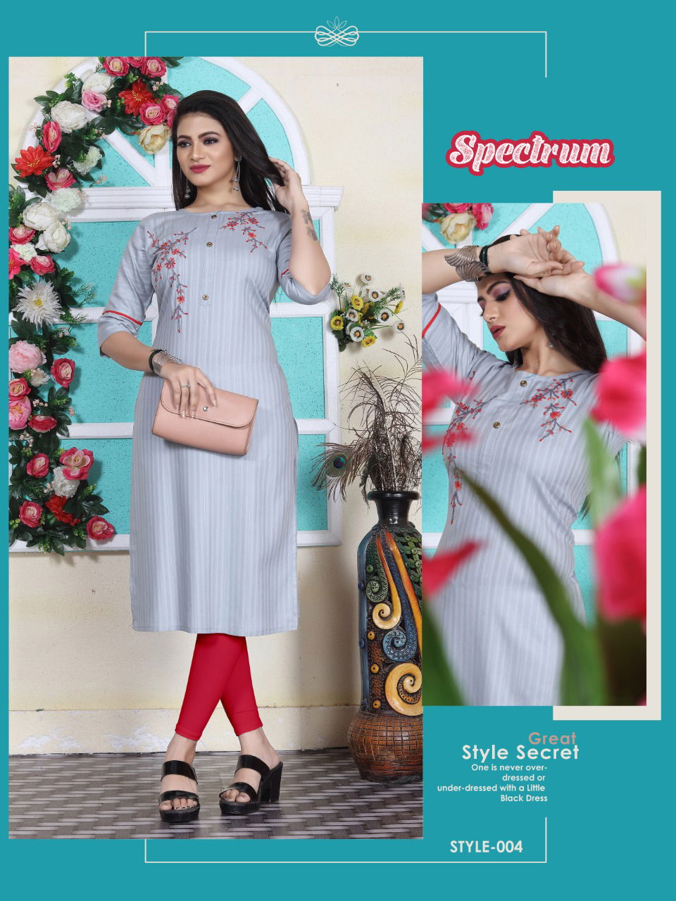 Aagya Spectrum Regular Wear Wholesale Designer Kurtis
